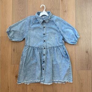 Washed Denim Dress